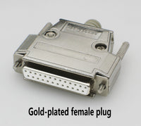 DB25 Male And Female Connector Industrial-Grade Solid Gold-Plated Burs Two Rows Of 25-Pin Plugs And Oral
