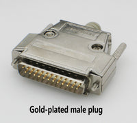 DB25 Male And Female Connector Industrial-Grade Solid Gold-Plated Burs Two Rows Of 25-Pin Plugs And Oral