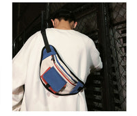 Men's And Women's Pockets Large-Capacity Mobile Phone Pockets Diagonal Women's Bags