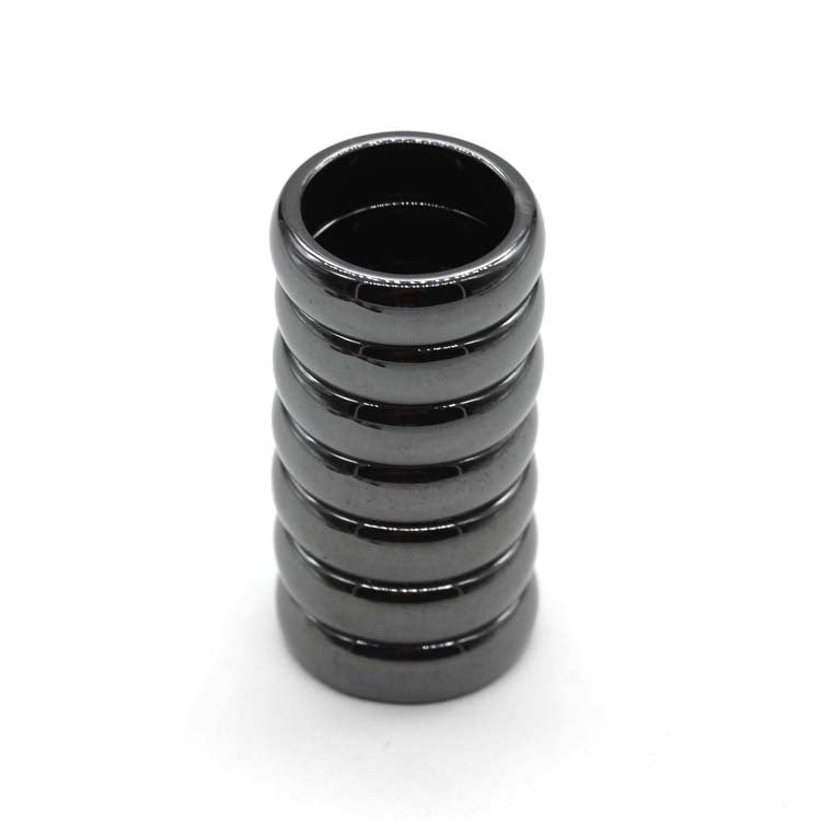 Health Care Natural High Magnetic Black Gallstone Shank Ring