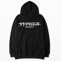 Retro Graffiti Hip-Hop Hip-hHop Hooded Plus Velvet Sweater Men's And Women's Hoodies