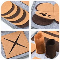 Pet sniffing pad Dog sniffing toys and eating felt cloth while playing