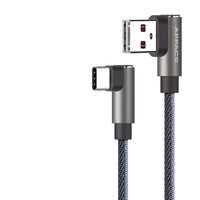 Compatible With  , Double Elbow For  Data Line Nylon Knitting Android Charging Mobile Phone