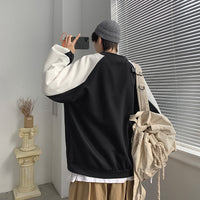 Shirt With The Pocket  Sweatshirt Trendy Men Plus Cashmere Loose Clothes With Big Pockets Hong Kong Style Trendy Hip-hop Sports Jacket