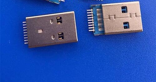 Sinking Type Smt Patch U Disk Interface Male High-Speed Transmission Blue Glue