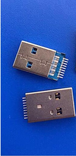 Sinking Type Smt Patch U Disk Interface Male High-Speed Transmission Blue Glue