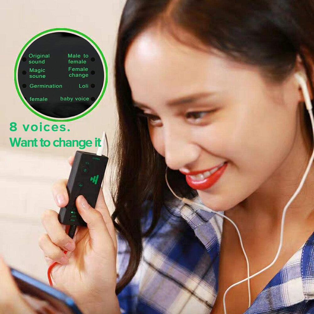 Mini Voice Changer For Mobile Phone Computer Sound Card
