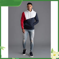 Autumn And Winter Menis Casual Stitching Sweater