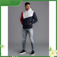 Autumn And Winter Menis Casual Stitching Sweater