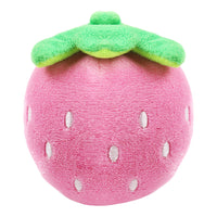 Embroidery Red Strawberry Powder Strawberry Pet Vocal Plush Toy Dog Toy Cat Toy Pet Supplies
