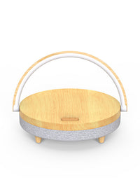 Home Desk Lamp Wireless Charging With Holder Home Desktop Mobile Phone Wireless 10W Fast Charger Multi-Function Bluetooth Speaker Mobile Phone Wireless Charging Dedside Night Light Mobile Phone Holder
