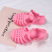 Buckle Hollow Sandals Children'S Flat-Bottomed Baby Sandals