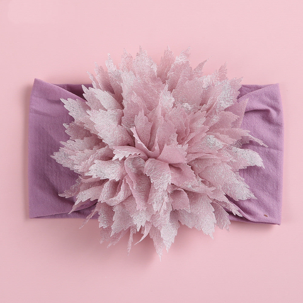 Nian Sheng New Hair Accessories Children's Solid Color Wide Headband