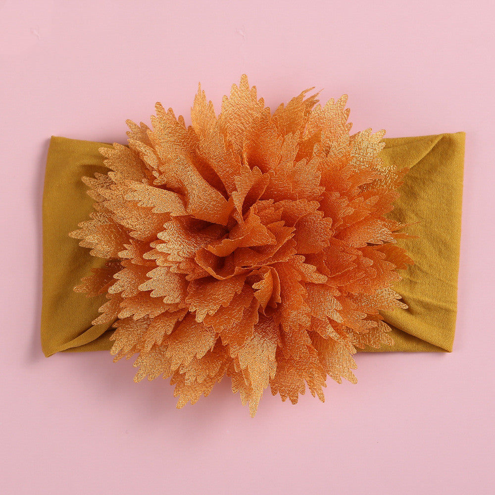 Nian Sheng New Hair Accessories Children's Solid Color Wide Headband