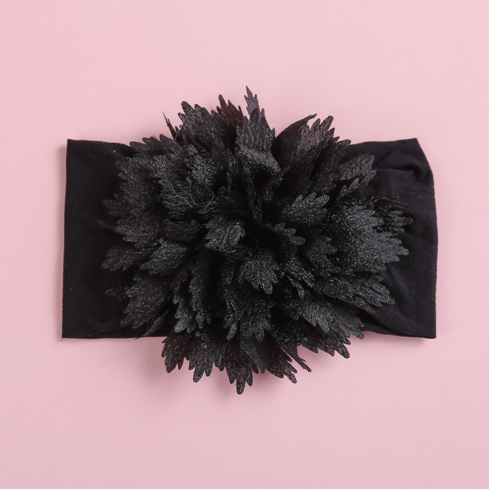 Nian Sheng New Hair Accessories Children's Solid Color Wide Headband