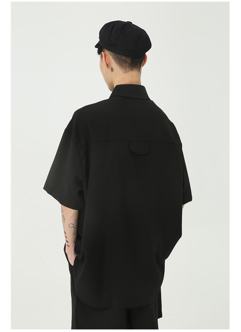 Summer Personality Trend Fashion Loose Suit Men