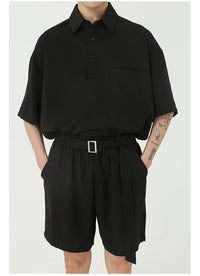 Summer Personality Trend Fashion Loose Suit Men