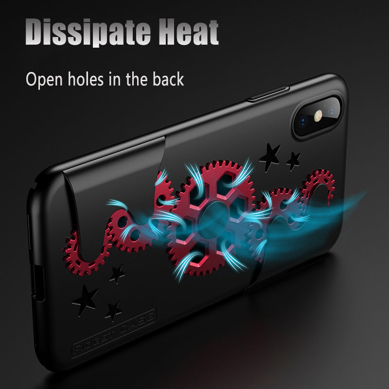 Machinist rotating gear phone case