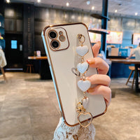 Electroplating Heart Mobile Phone Shell