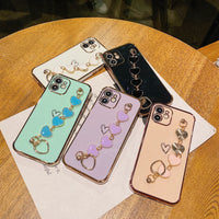Electroplating Heart Mobile Phone Shell