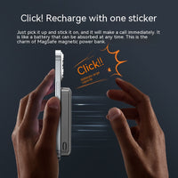 Magnetic Wireless Power Bank Fast Charge 20W Transparent Body