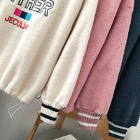 Autumn Lamb Velvet Plus Velvet Thick Sweater Women