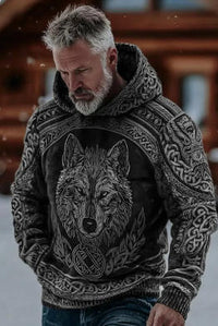 Loose, Casual Mens Top With Digital Print