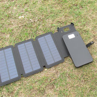 Detachable multi-chip solar mobile power supply folding type