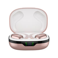 Smart Tech Noise-canceling Digital Display Charging Case Over-ear Wireless Headphones
