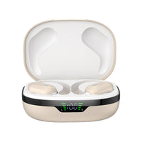 Smart Tech Noise-canceling Digital Display Charging Case Over-ear Wireless Headphones