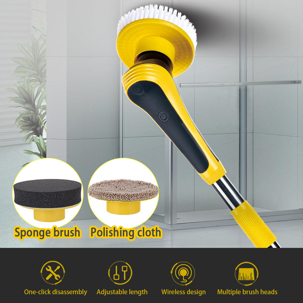 6 In 1 And 10 In 1 Electric Spin Scrubber Cleaning Brush