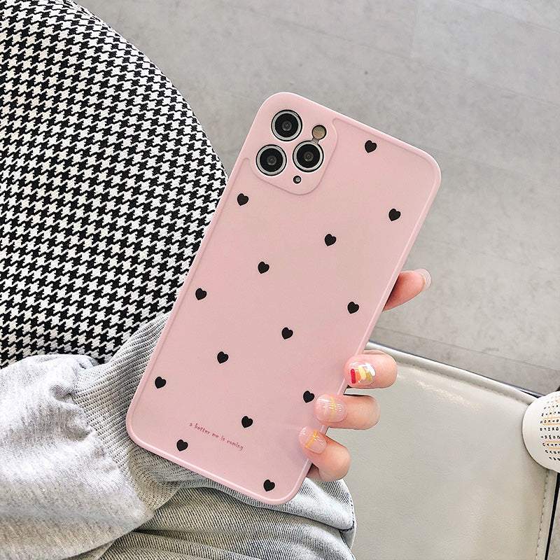 Love drop silicone phone case