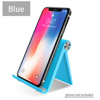 Desktop folding mobile phone stand