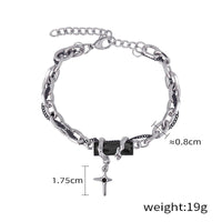 Womens Minimalist Star Bracelet Trendy
