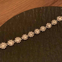 Full-diamond Niche Zircon Clavicle Chain Versatile Collar-style  Necklace