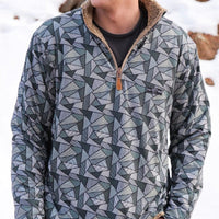 Autumn And Winter Casual Button Pocket Flannel Plush Men's Sweater