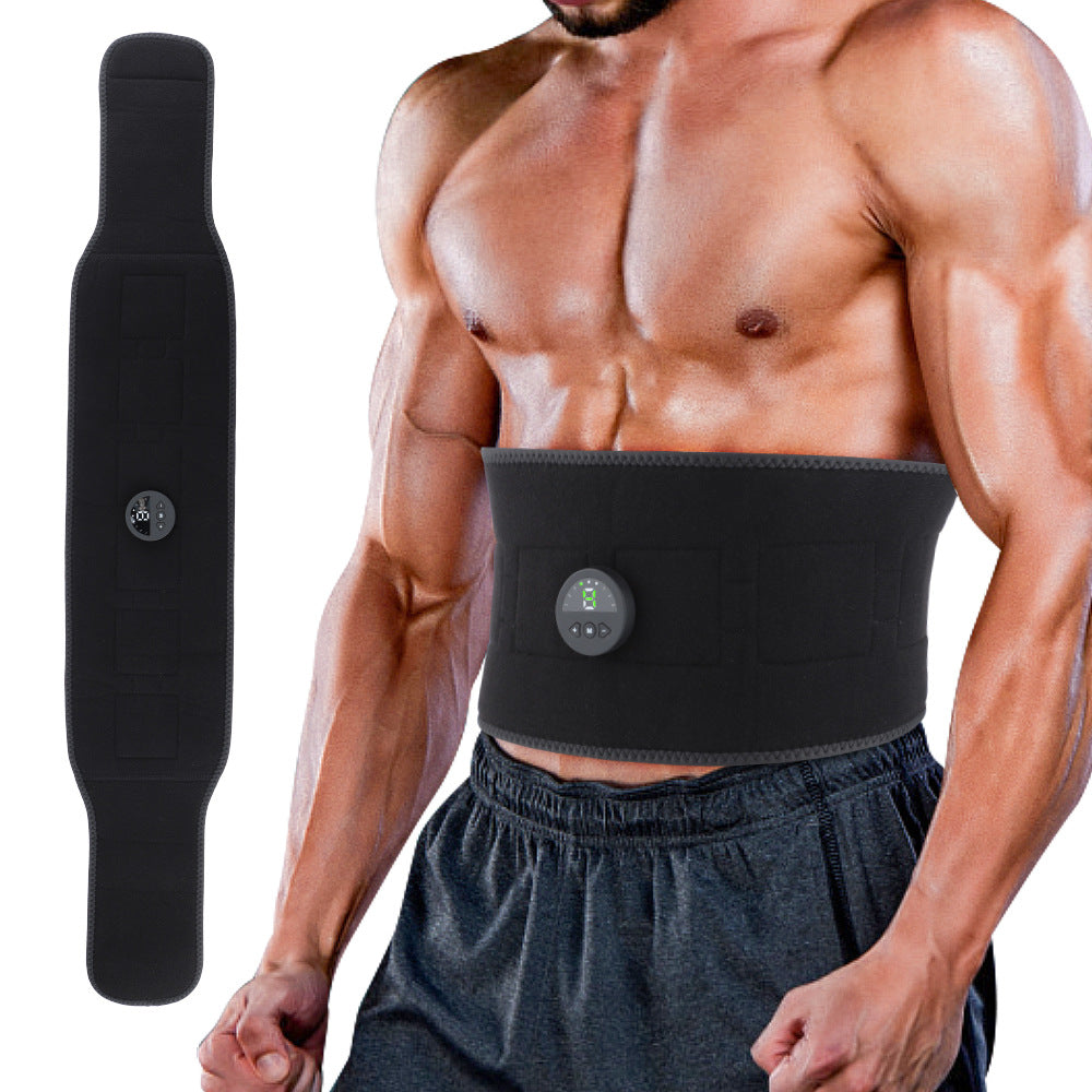 EMS Waist Fitness Belt – Home Core Trainer Abdominal Muscle Trainer Belt – Home Fitness