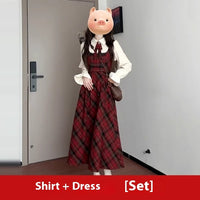 High-grade Wear Match Set Long Dress