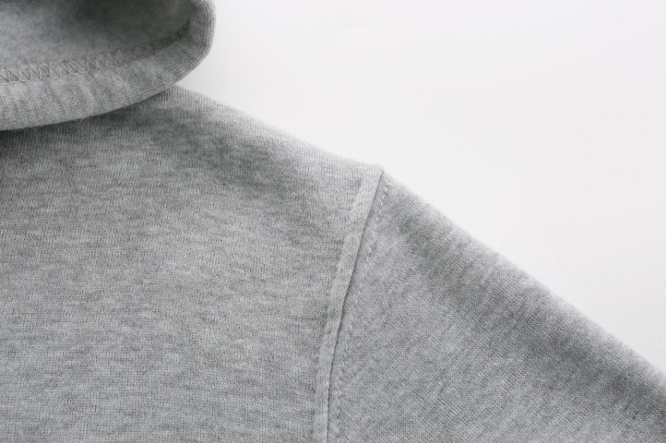 Fall Winter Men's Sportswear Fleece Hoodie Set
