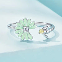 European And American Oil-drip Rings For Women
