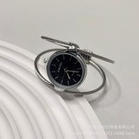 Womens Minimalist Open Bangle Watch