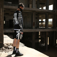Loose fake two-piece fashion brand short-sleeved t-shirt
