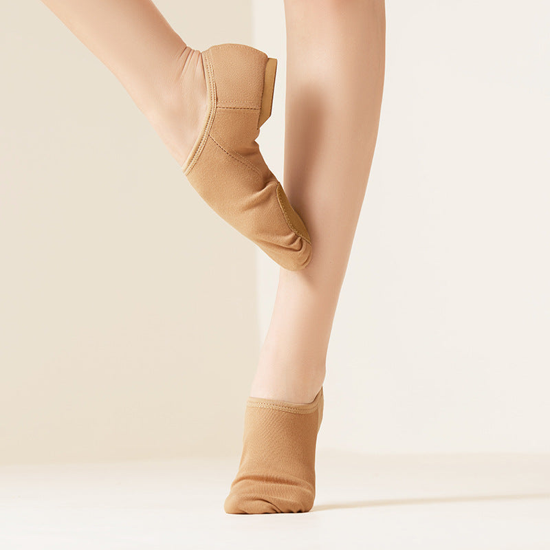 Elastic Fabric Jazz Shoes For Women