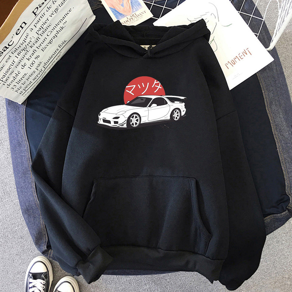 Fashion Hooded Sweatshirt Car Culture