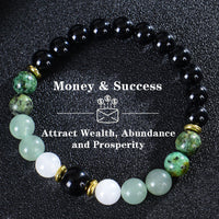 Bohemian Rainbow Stone Tiger Eye Crystal Bracelet