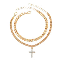 Womens Minimalist Cuban-link Bracelet