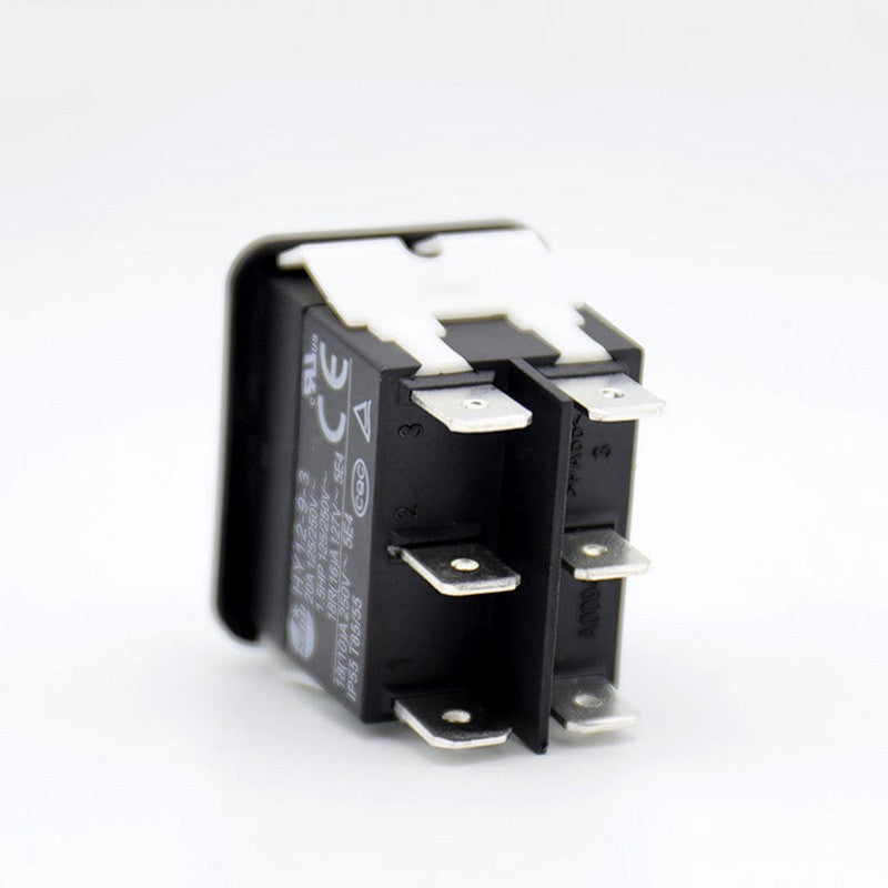 HY12-9-3 Arc Buttons Button Rocker Switch HY12 3 Gear Self-reset Lock-free Positive And Negative Rotation Switches