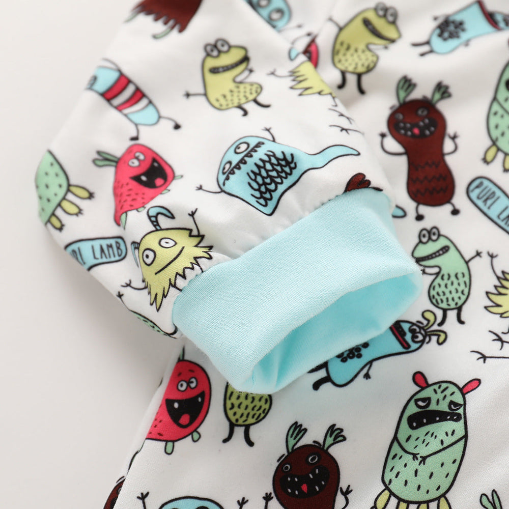 Infant children's clothing long sleeve cute cartoon jumpsuit