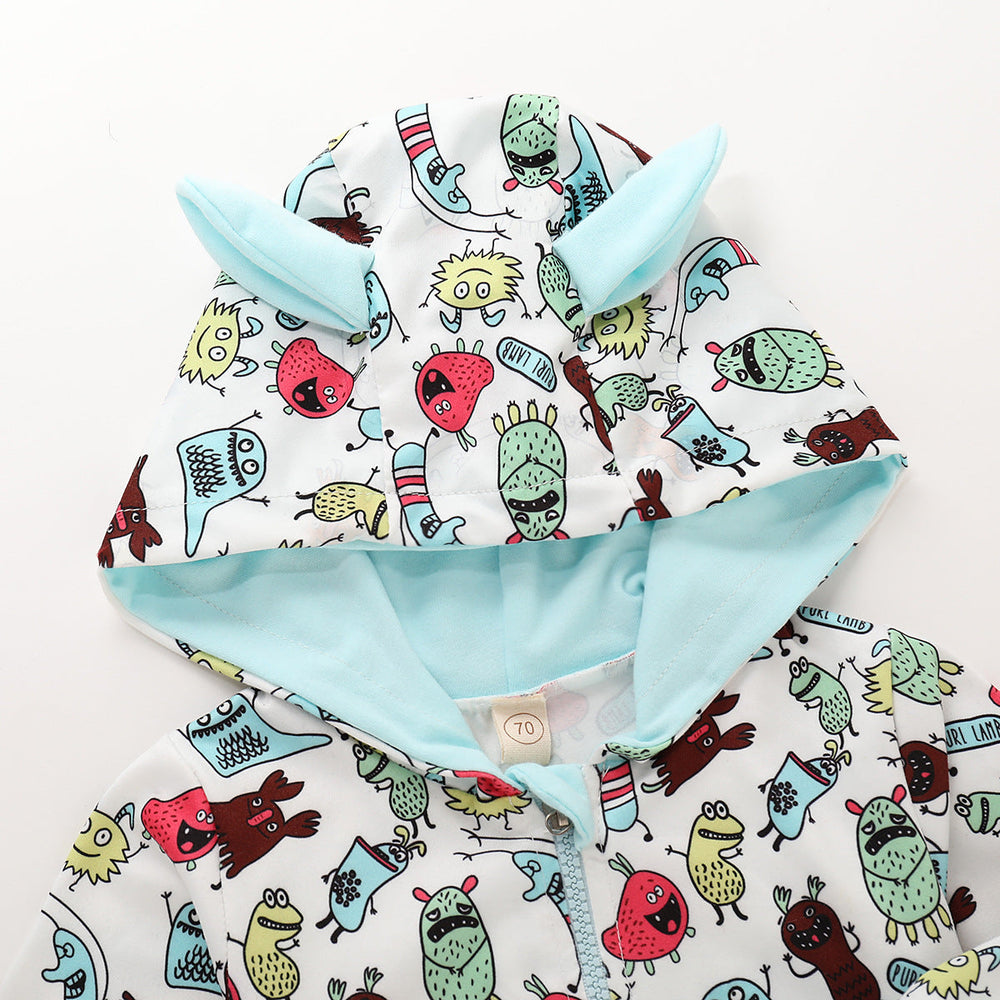 Infant children's clothing long sleeve cute cartoon jumpsuit