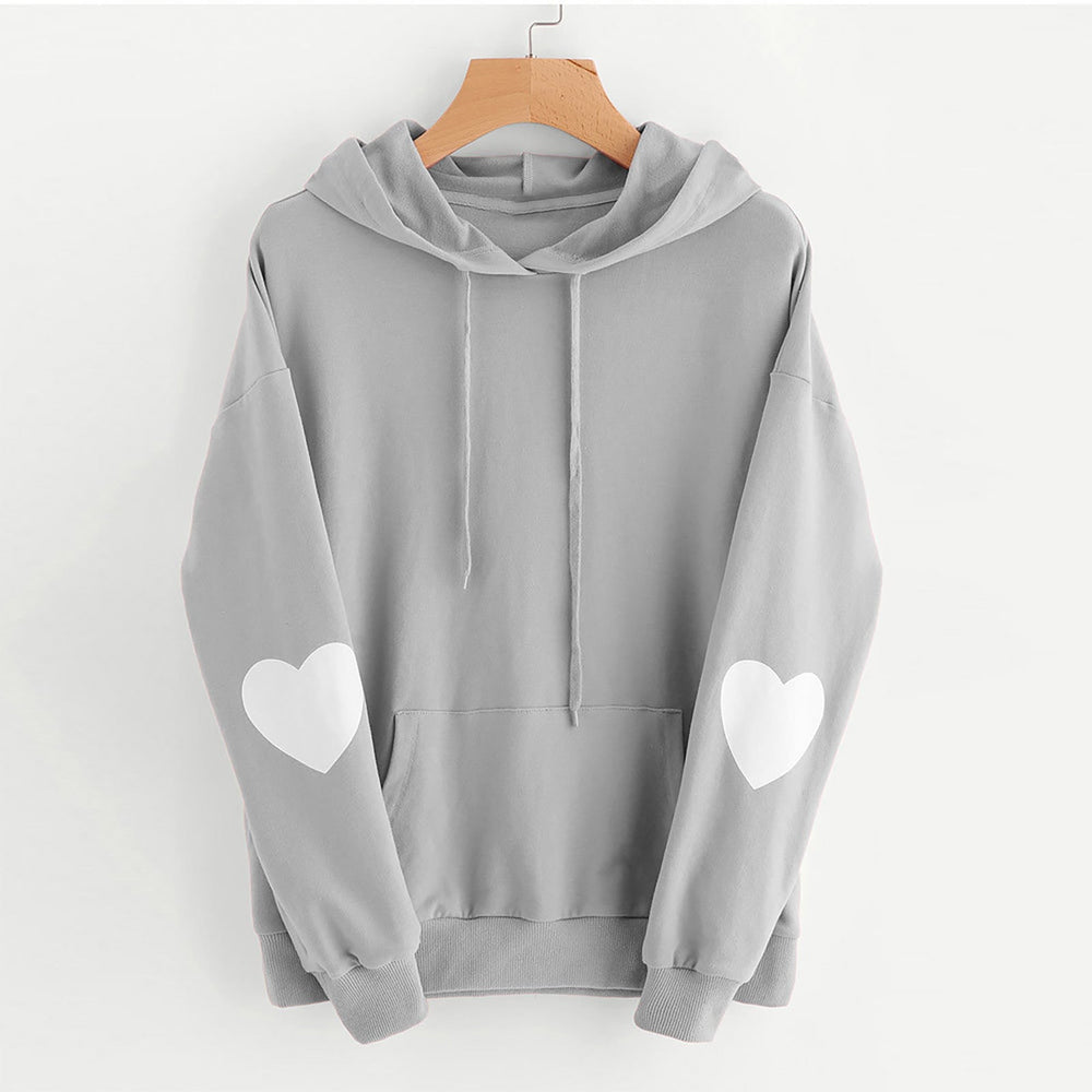 Full-body Printed Crewneck Jacket Diy Plus Fleece Hooded Clothes